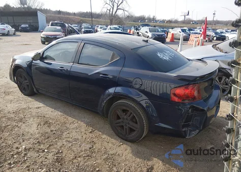 2013 Dodge Avenger Se V6 z USA, uszkodzony, nr VIN 1C3CDZAG4DN582246